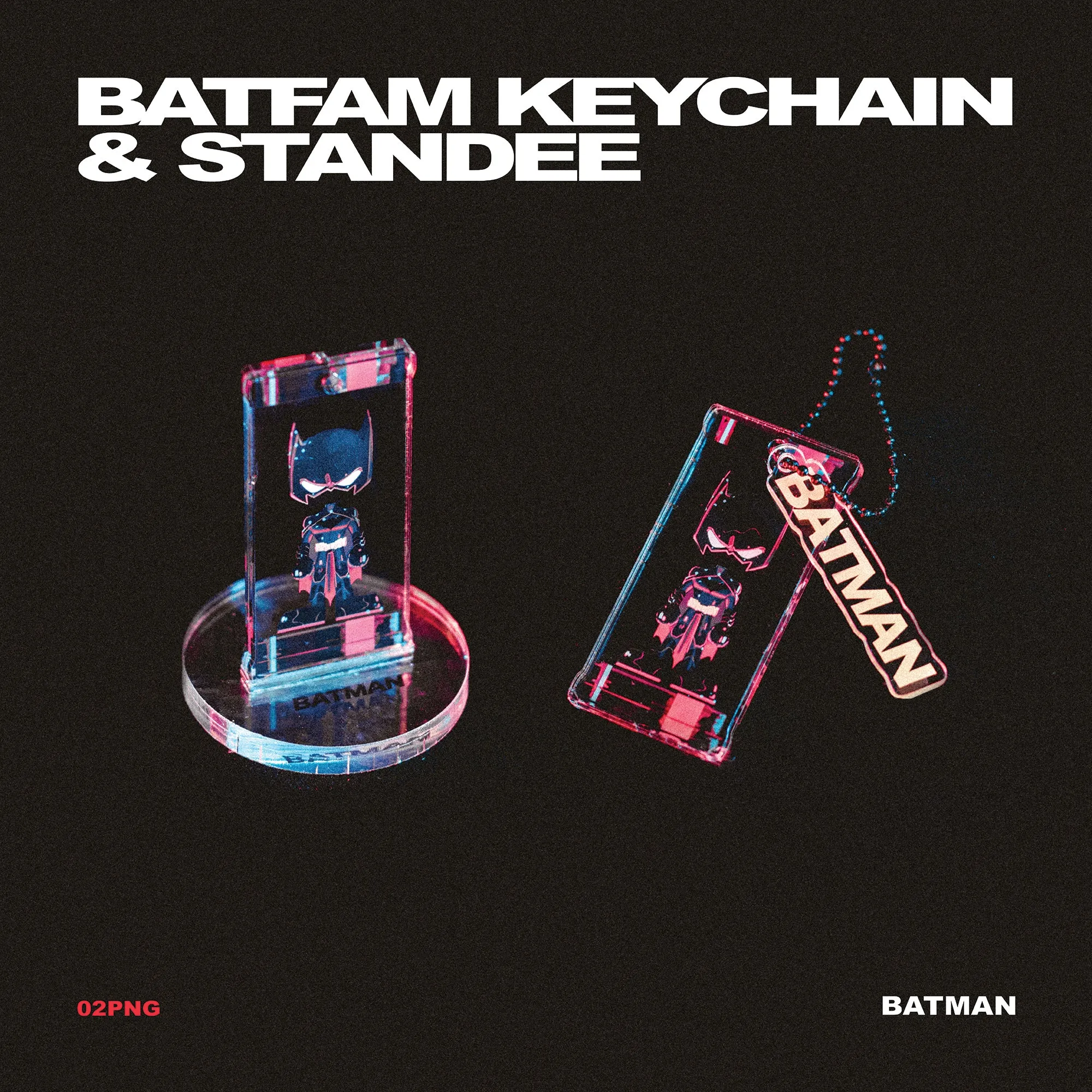 [pre-order] DC Batfam Keychain and Standee