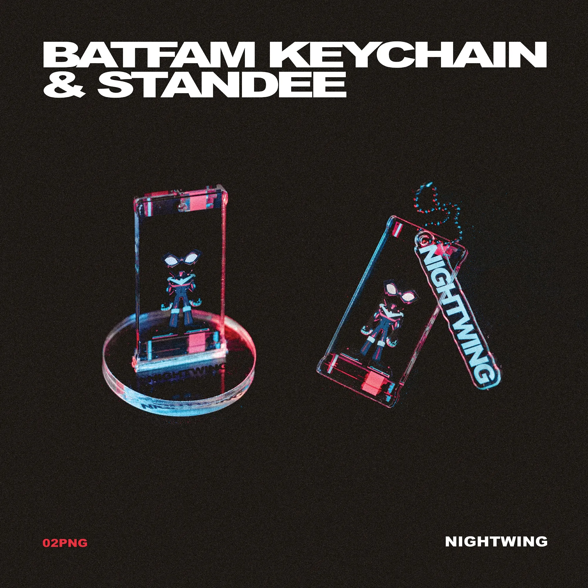 [pre-order] DC Batfam Keychain and Standee