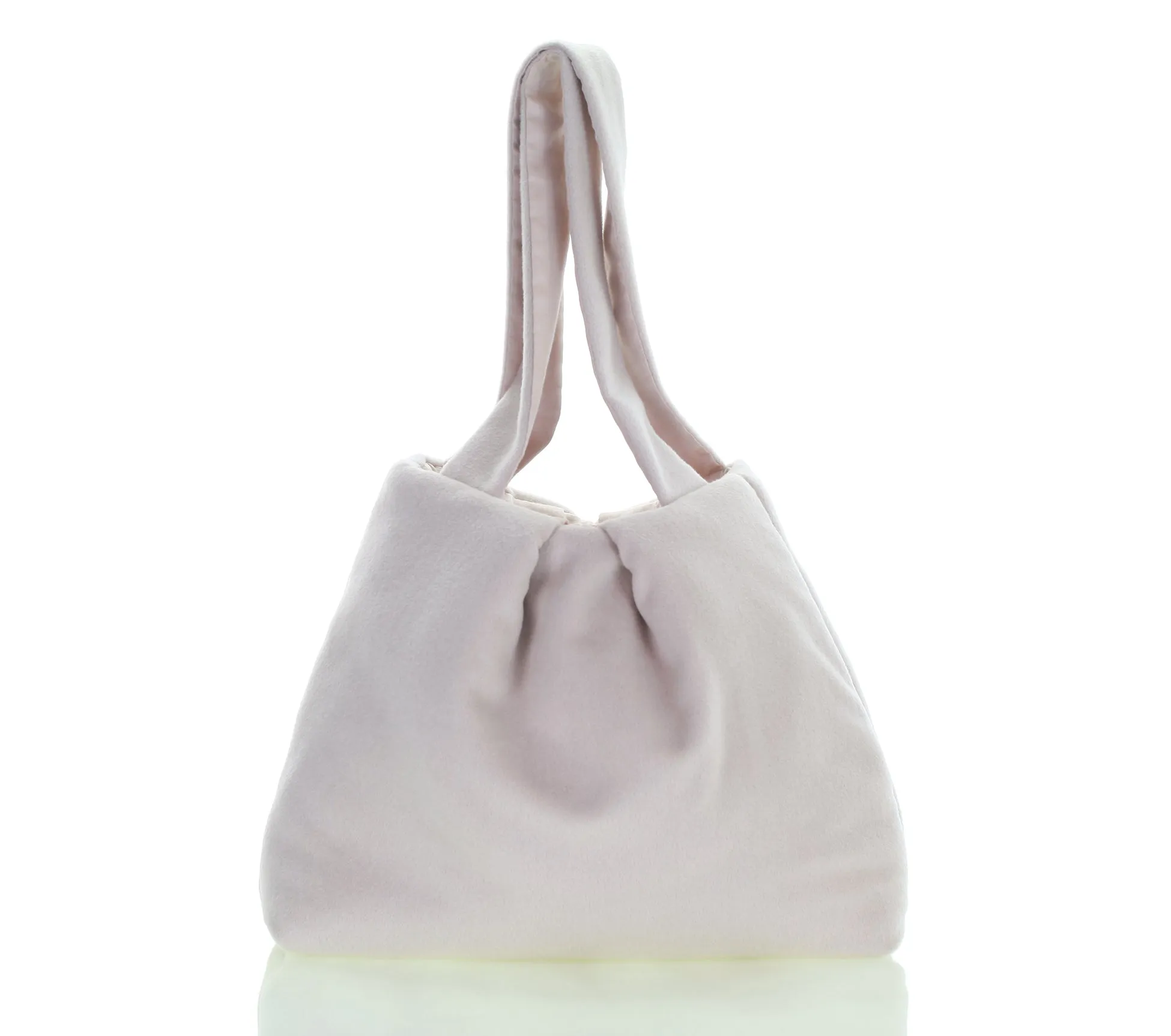 Puffed Alpaca Marshmallow Bag in Oat