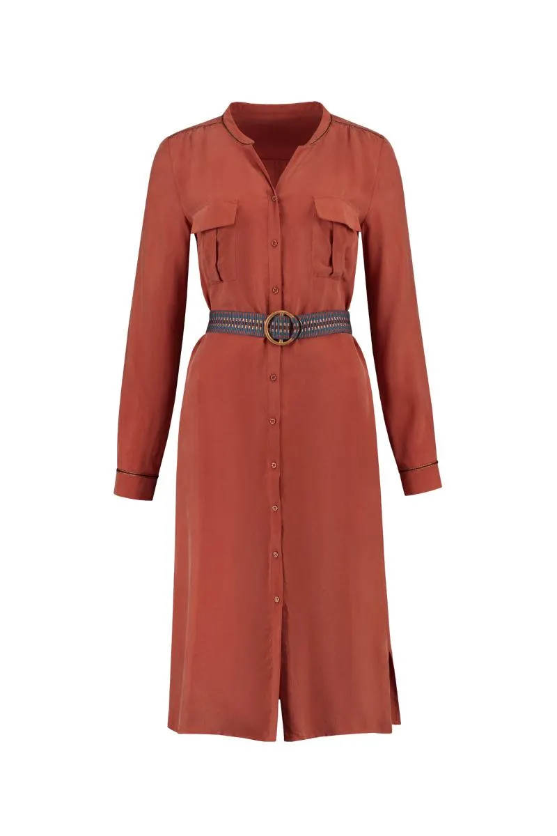 Rusty Red Dress