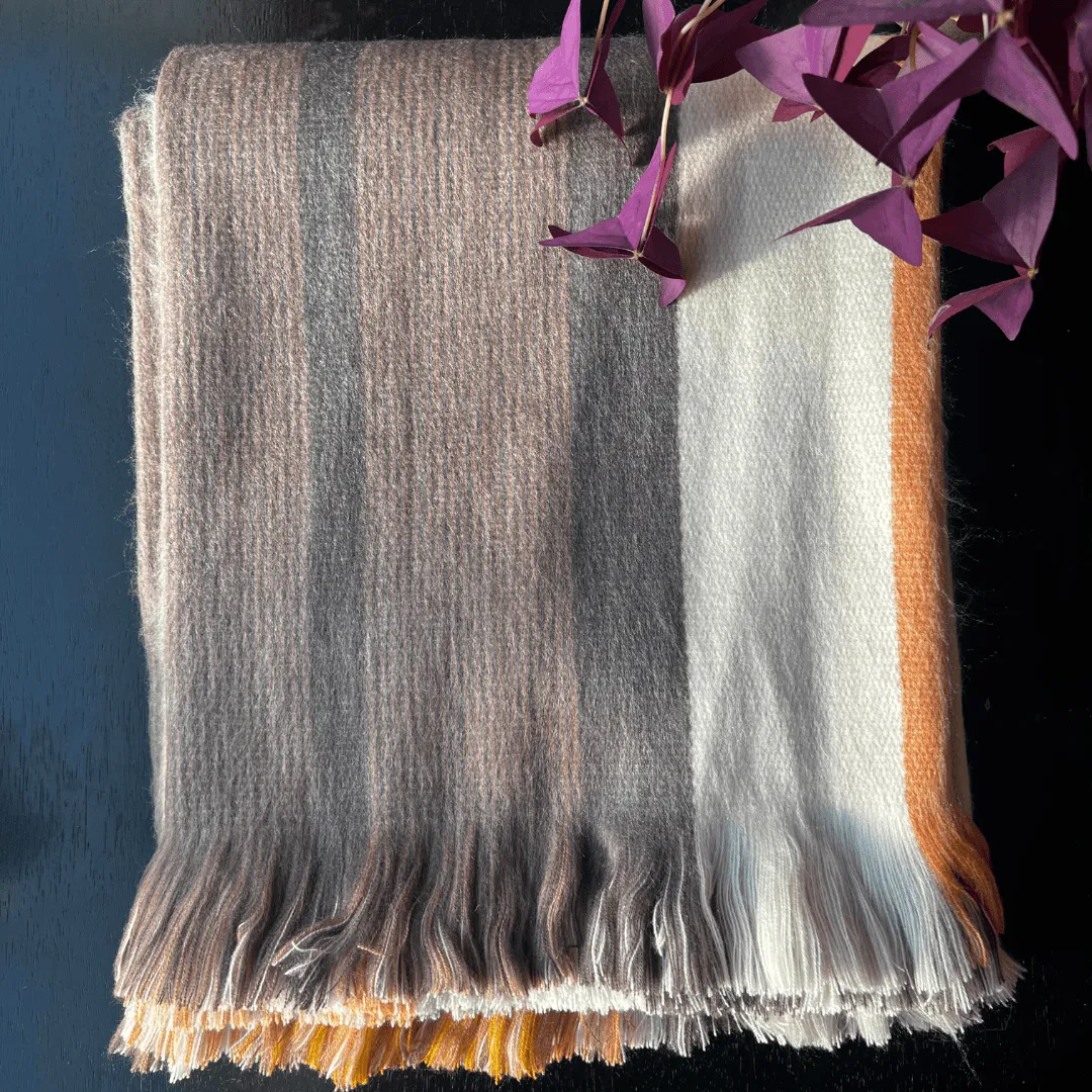 Santa Fe Brushed Alpaca Throw Blanket