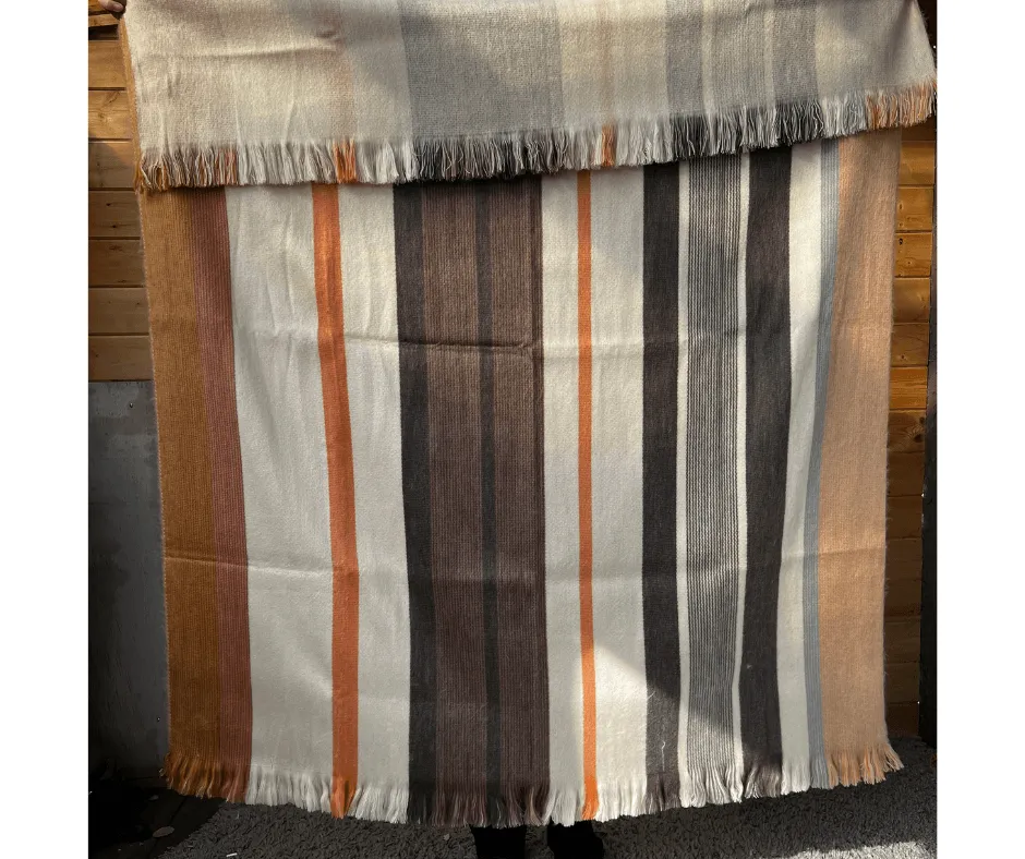 Santa Fe Brushed Alpaca Throw Blanket