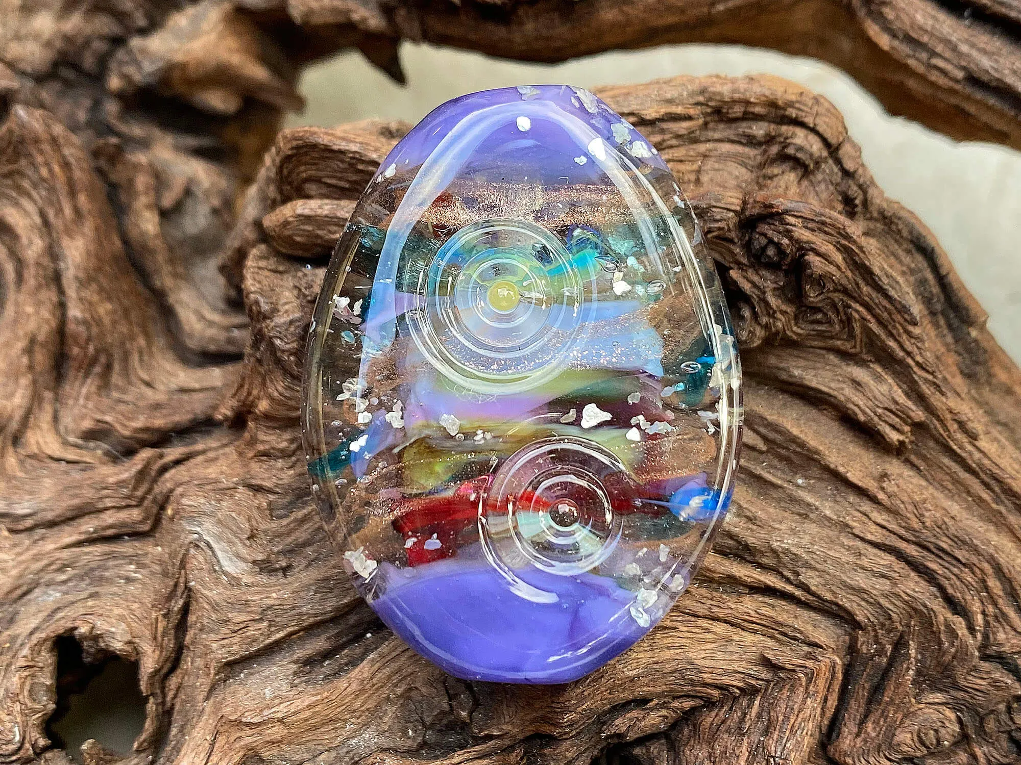 Serendipity Purple Lampwork Focal Bead SRA