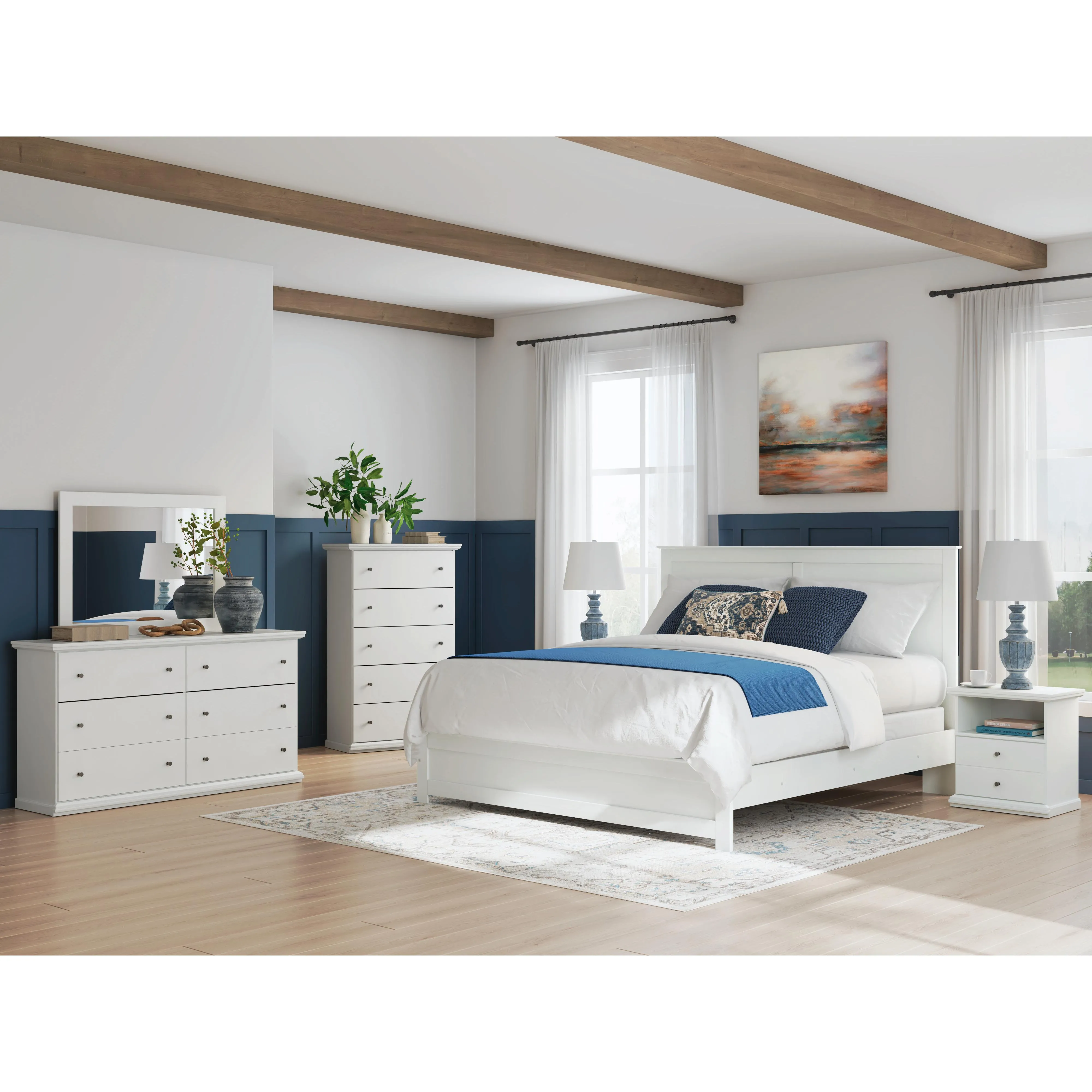 Signature Design by Ashley Bostwick Shoals King Panel Bed B139-72/B139-197