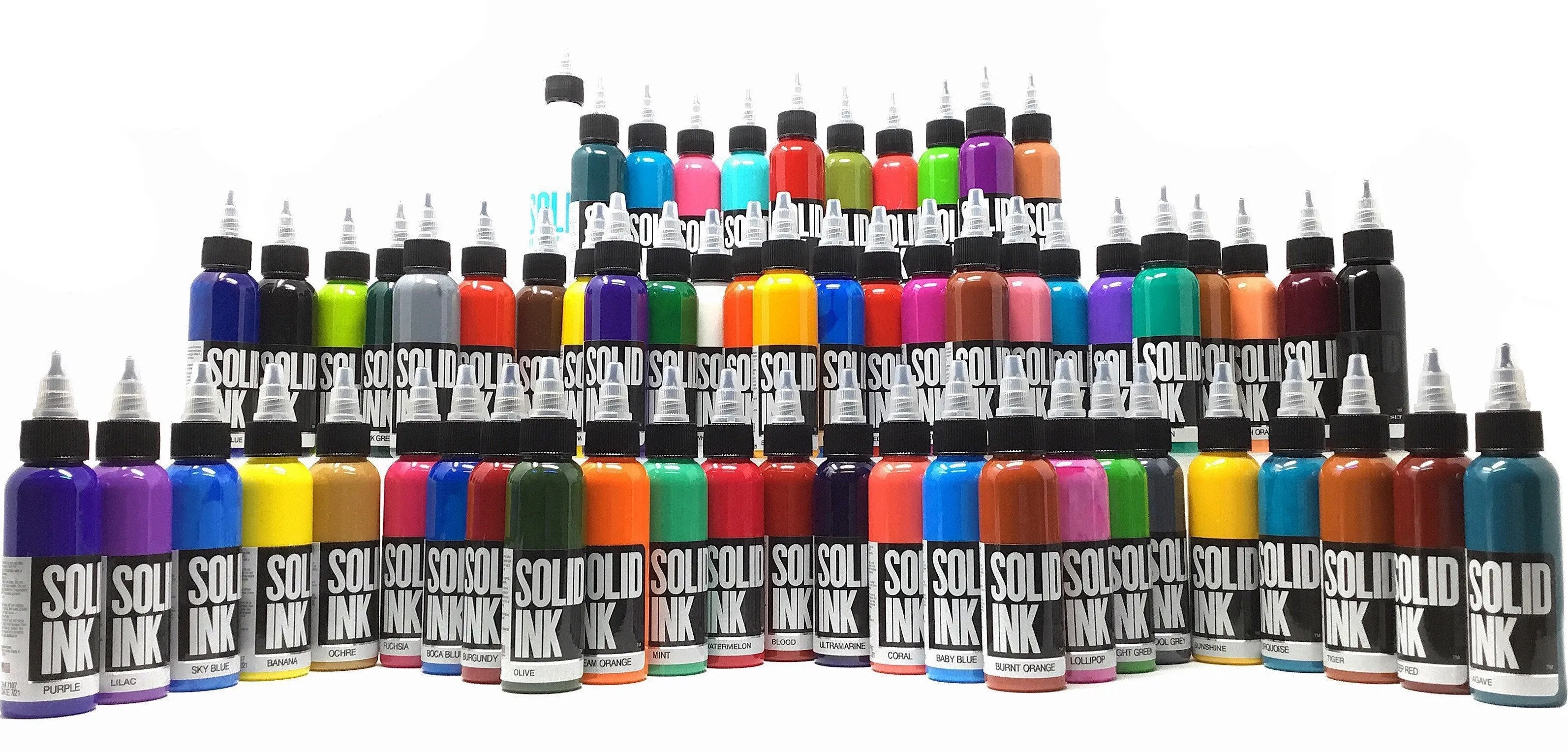 Solid Ink - Solid Ink 60 Colors Mega Set | Available in 1oz or 2oz