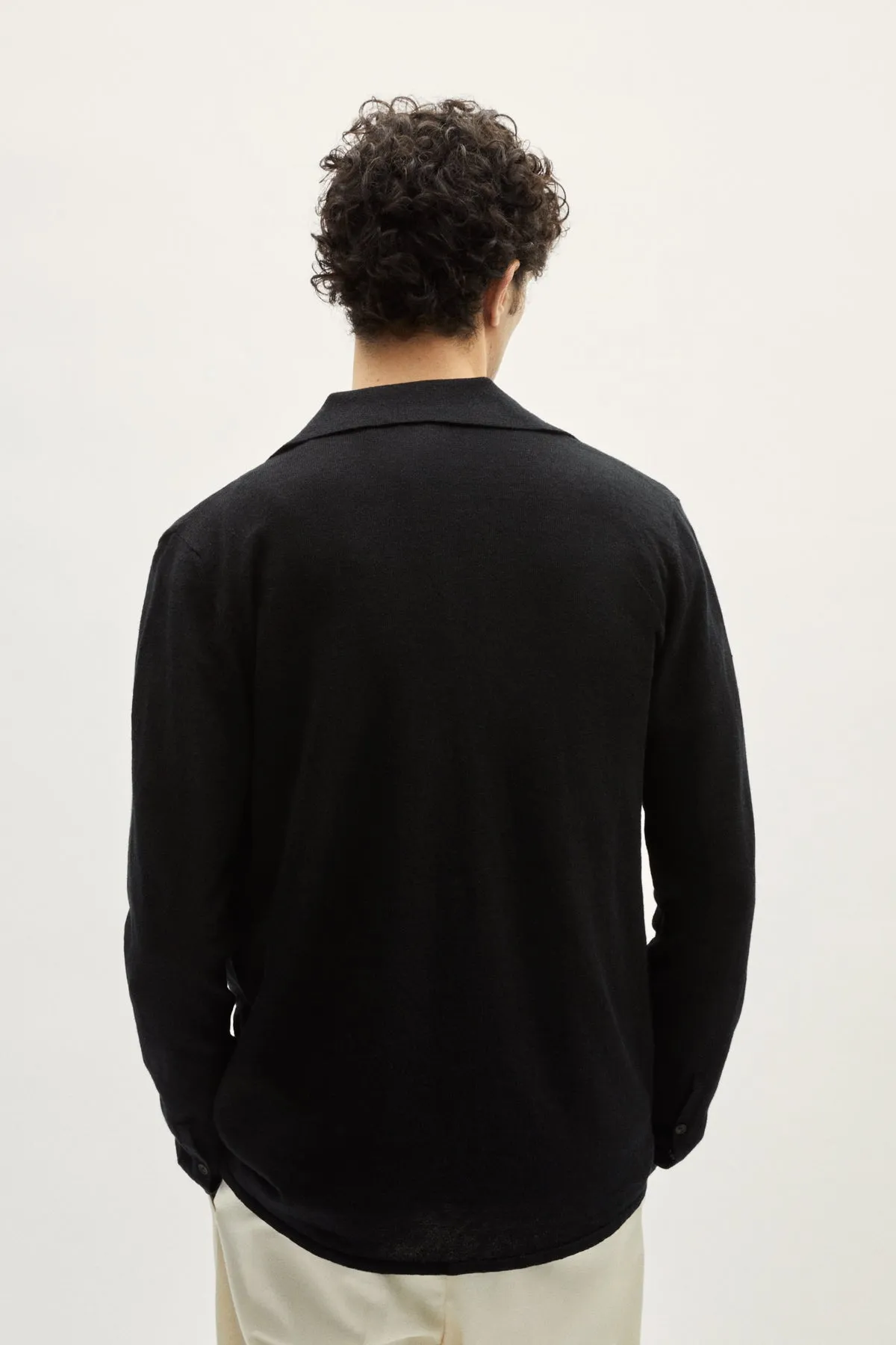 The Linen Cotton Knit Shirt
