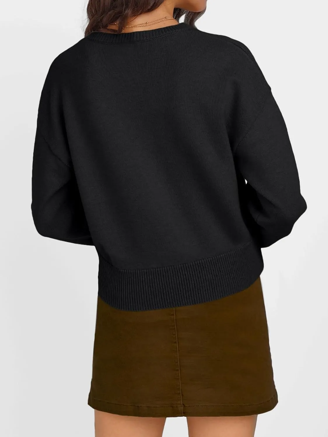 Trendy Queen Cropped Cardigan Sweaters for Women Lightweight Crop Cotton Knit Y2k Fall Outfits Fashion Clothes 2025