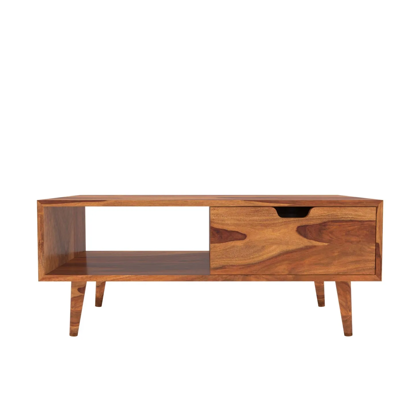 Unique Classic Storage Simple Sheesham Wooden Coffee Table