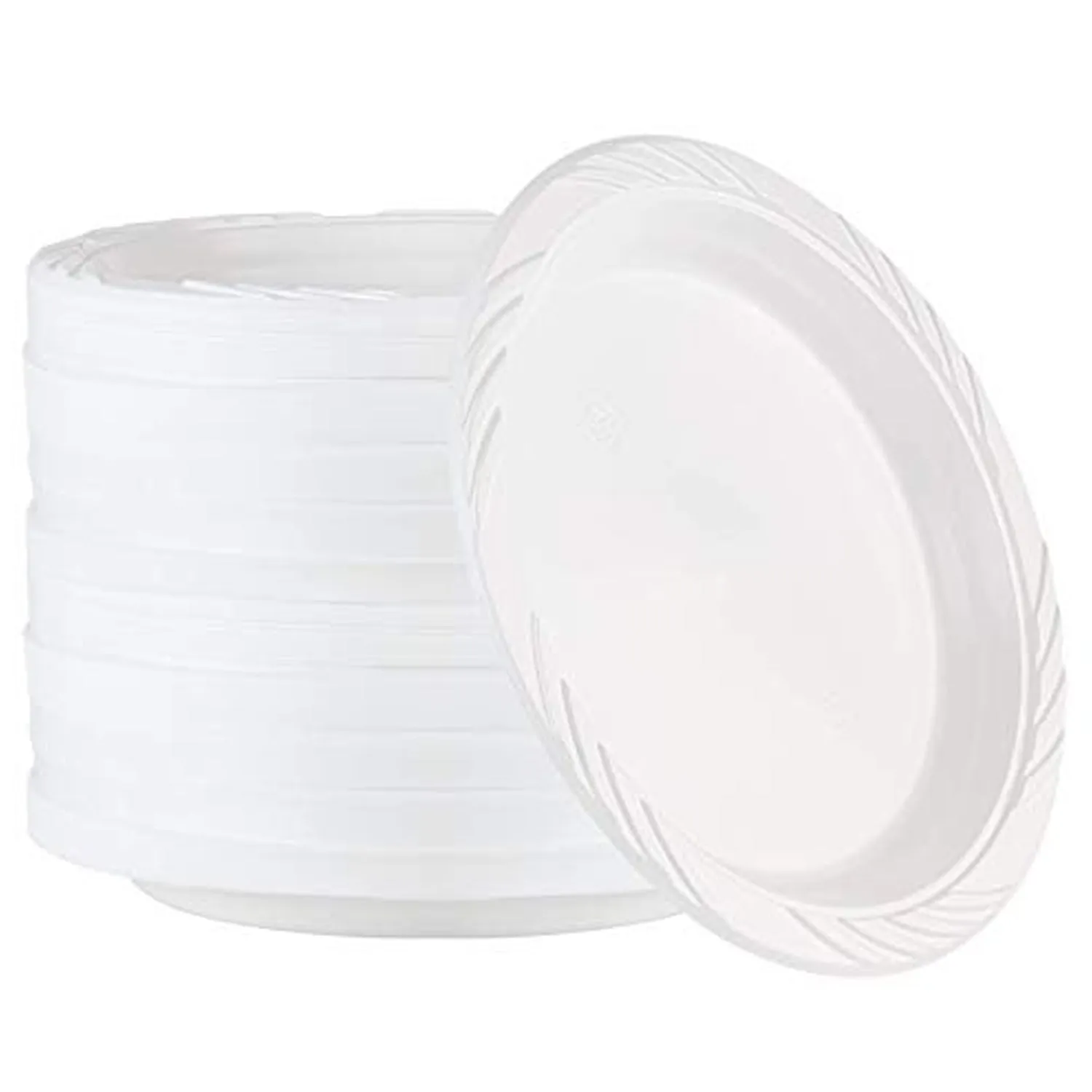 *WHOLESALE* 9" - Disposable - Lightweight - White - Dinner Plates | 400 ct.
