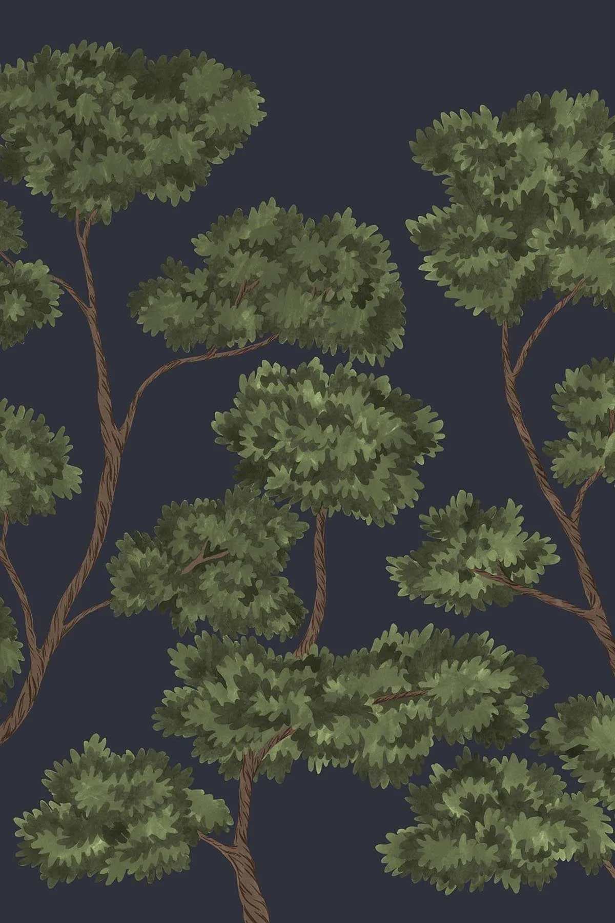 Woodland Forest Dark Green