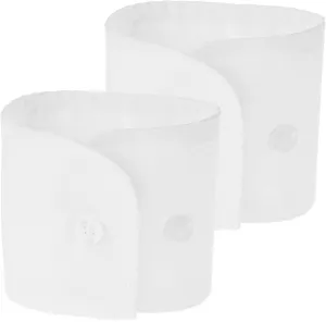 Wrist Cuffs for Women,Detachable Shirt False Sleeves Fake Hand Sleeves Garment Decorated Accessories for Suit Blouse Coat White