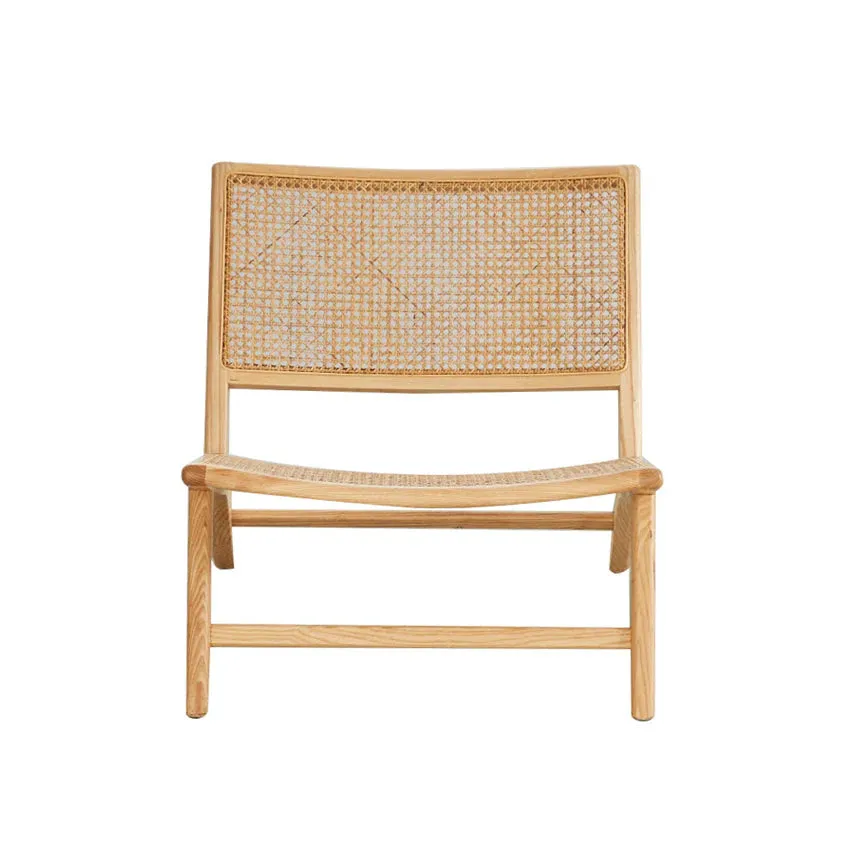 ZOE Solid Wood Rattan Chair